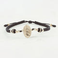 PULSERA MILAGROSA TALLADA 4MM