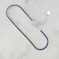 PULSERA TENIS TOPACIO AZUL